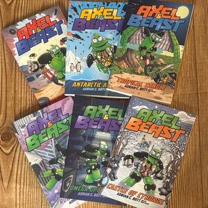 Axel Beast Book Series Collection Gamer Video Games Robots Transformers